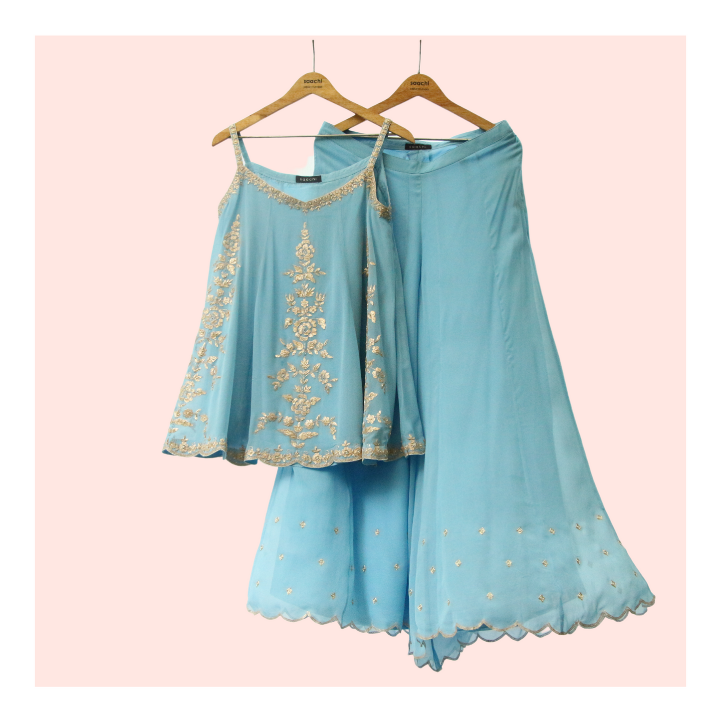 Adya - georgette palazzo set