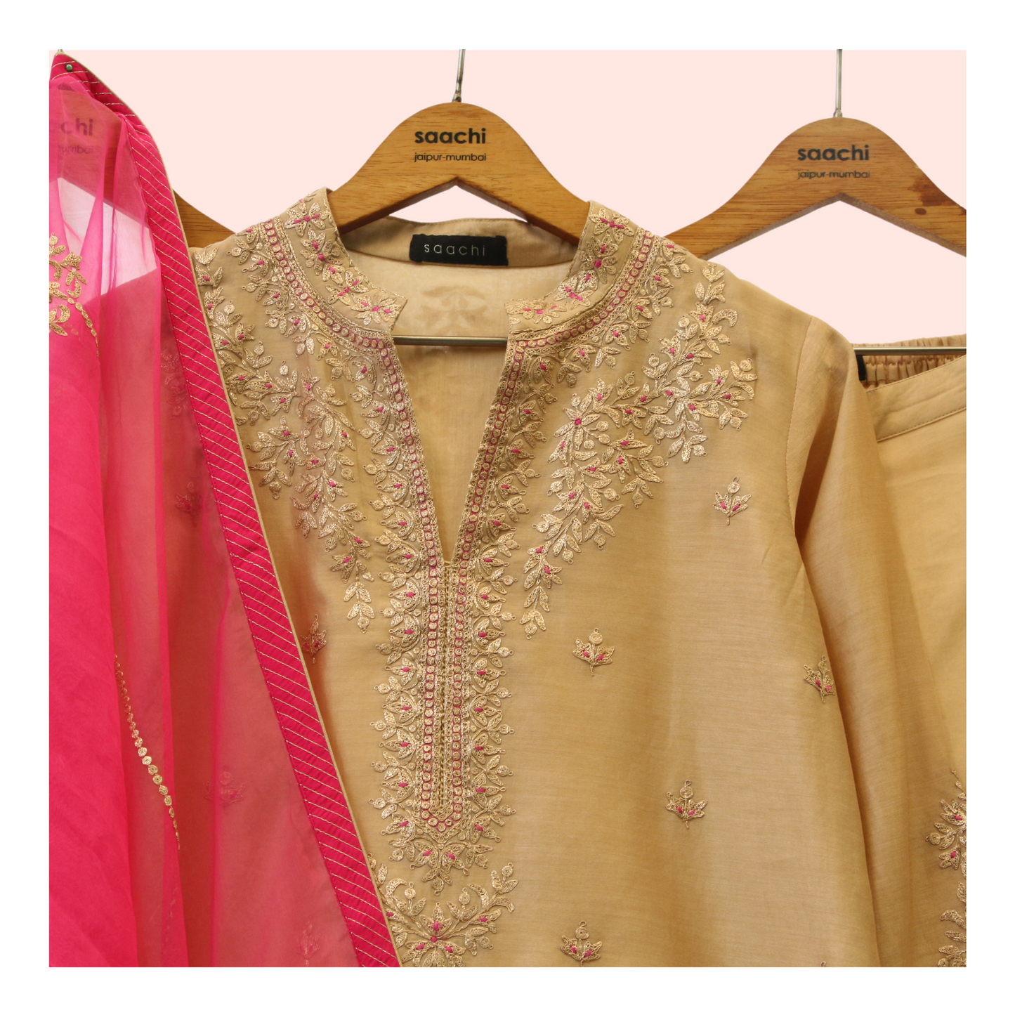 Ameya - chanderi sharara set