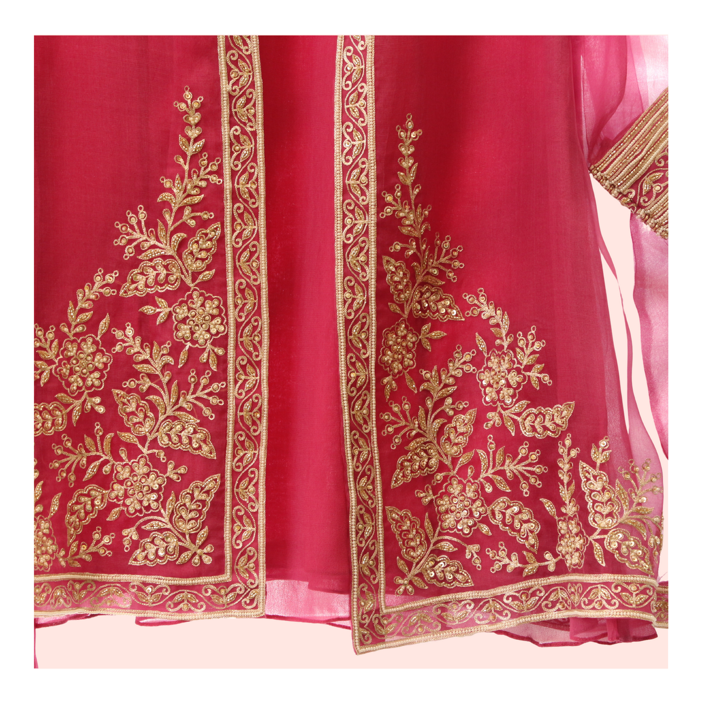 Organza sharara set