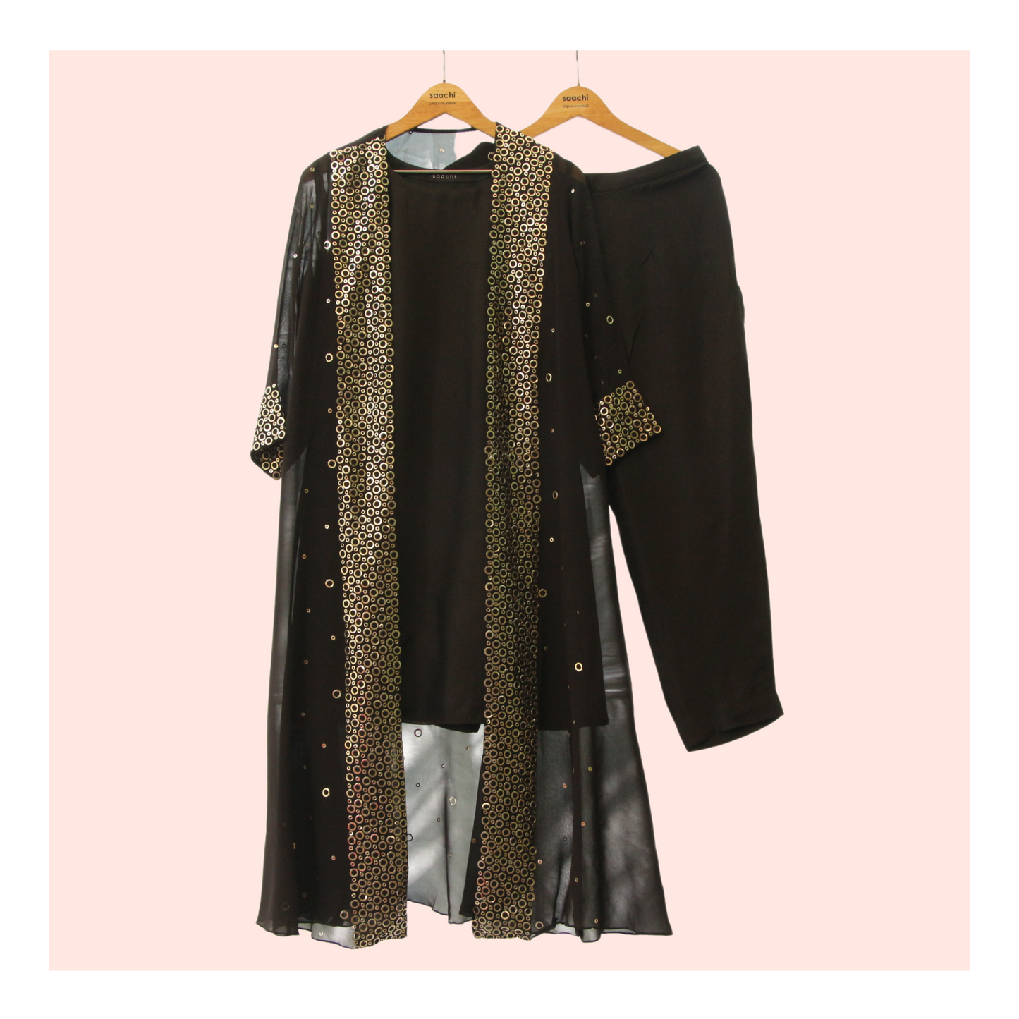 Kali- mukaish jacket outfit