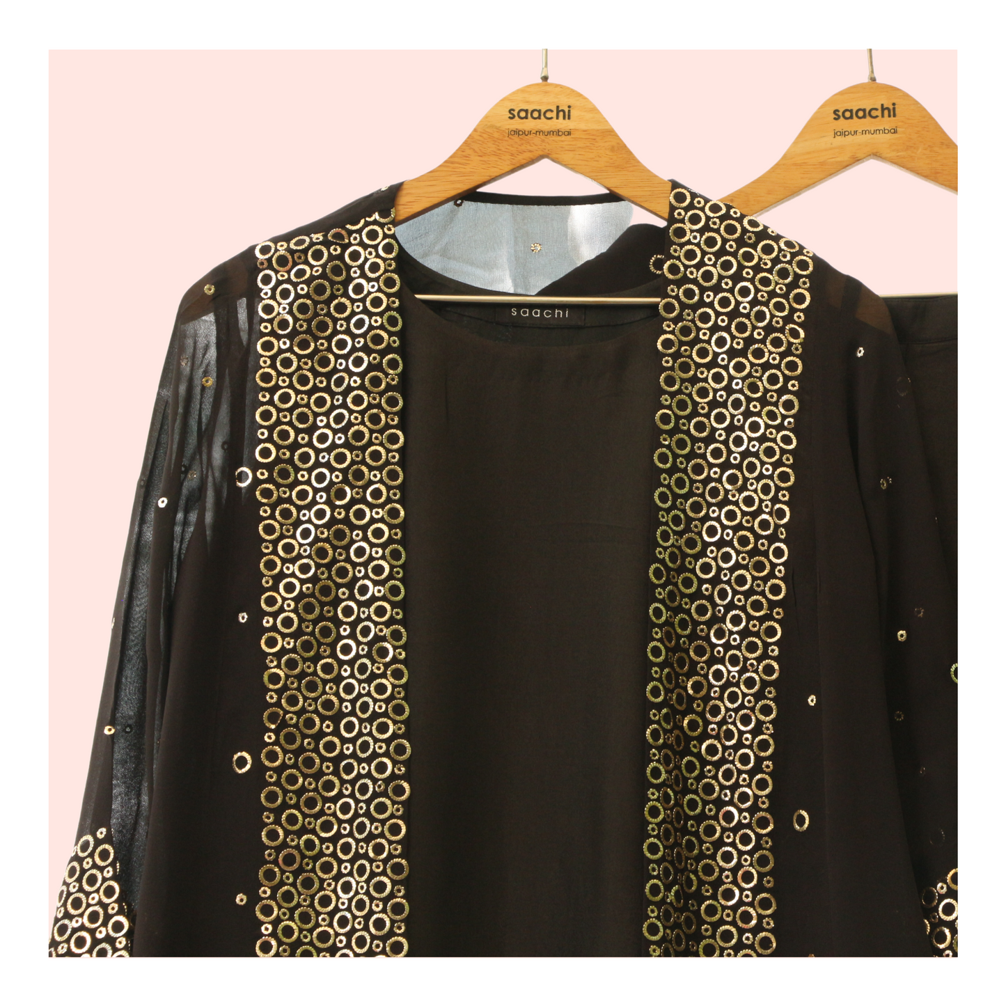 Kali- mukaish jacket outfit