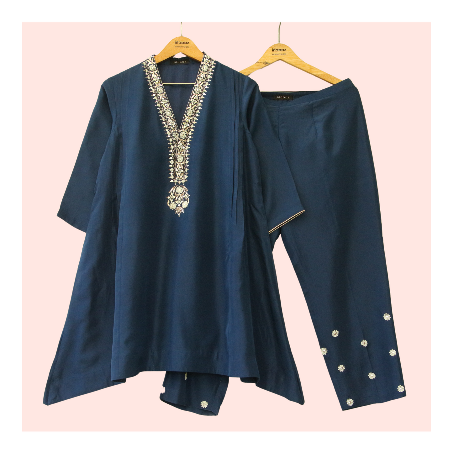 Aarya - cotton silk co-ord set